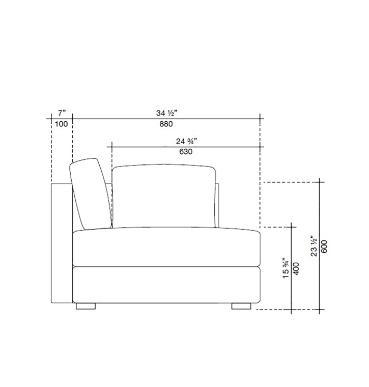 GLEE SOFA - Data Sheet