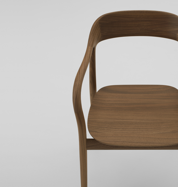 Tako Armchair Walnut