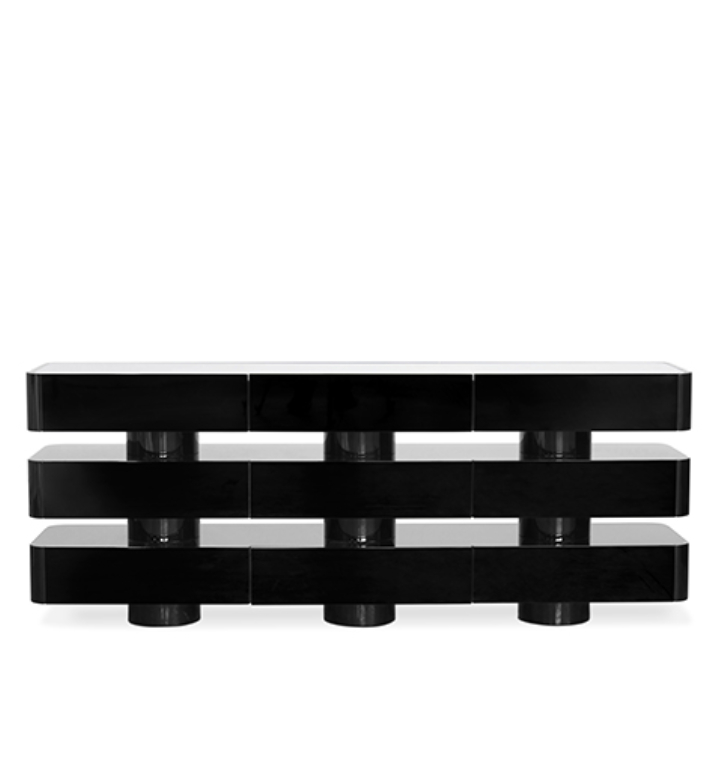 Modern Black and White Console by BRABBU