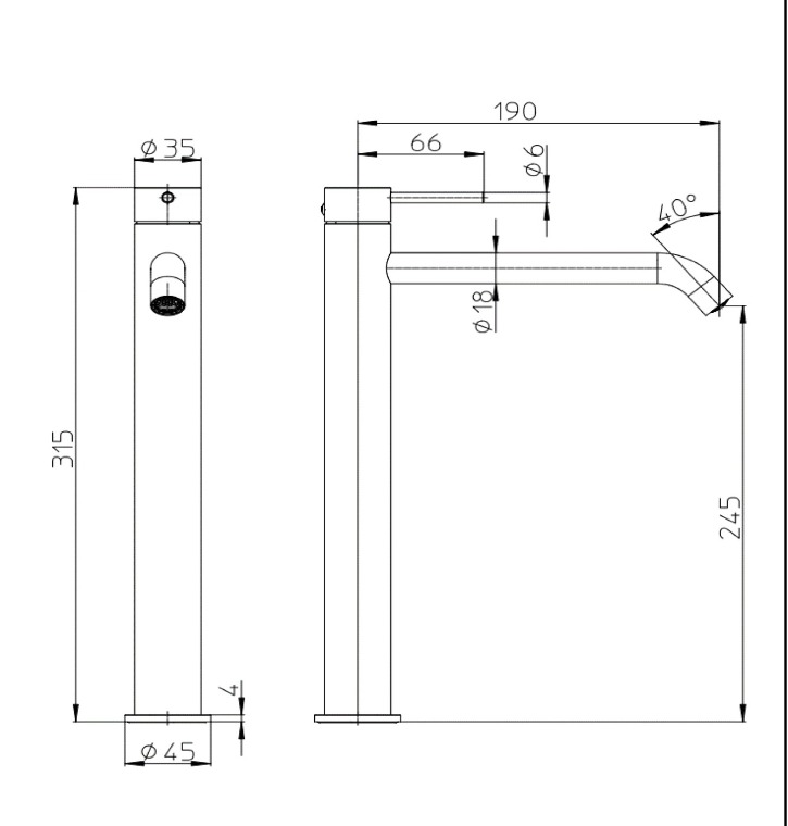 Bossini - INZ204 - NOBU-T - Lavabo