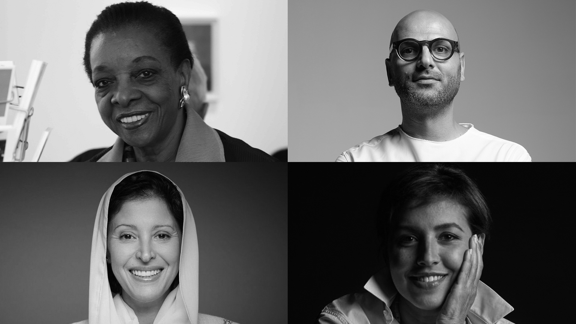 Ritratto di Marva Griffin Wilshire, <samer Yamani, HRH Princess Noura Alfaisal, Shahira Fahmy