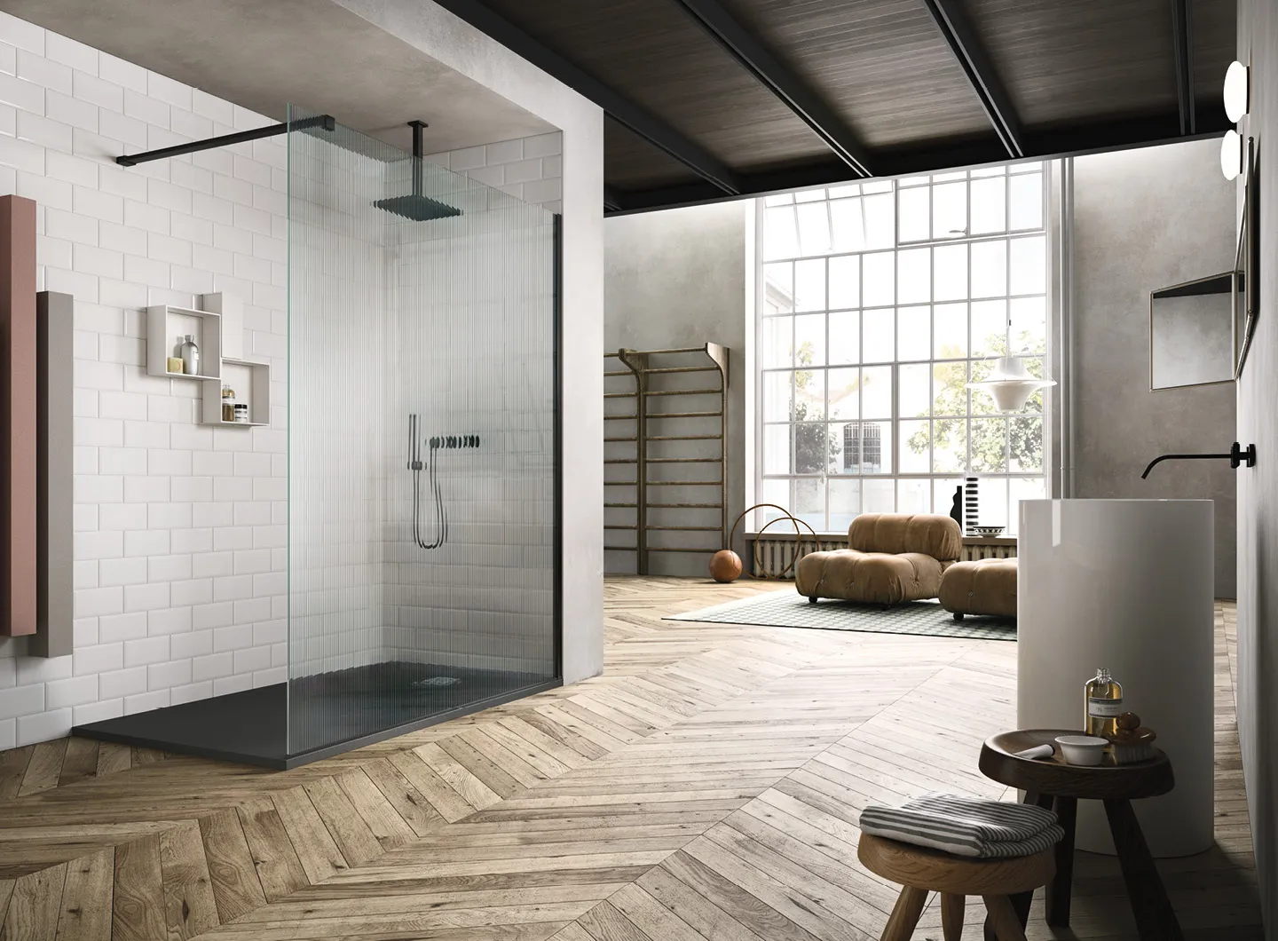 Vismaravetro - Walk in shower enclosure - SK-IN Collection