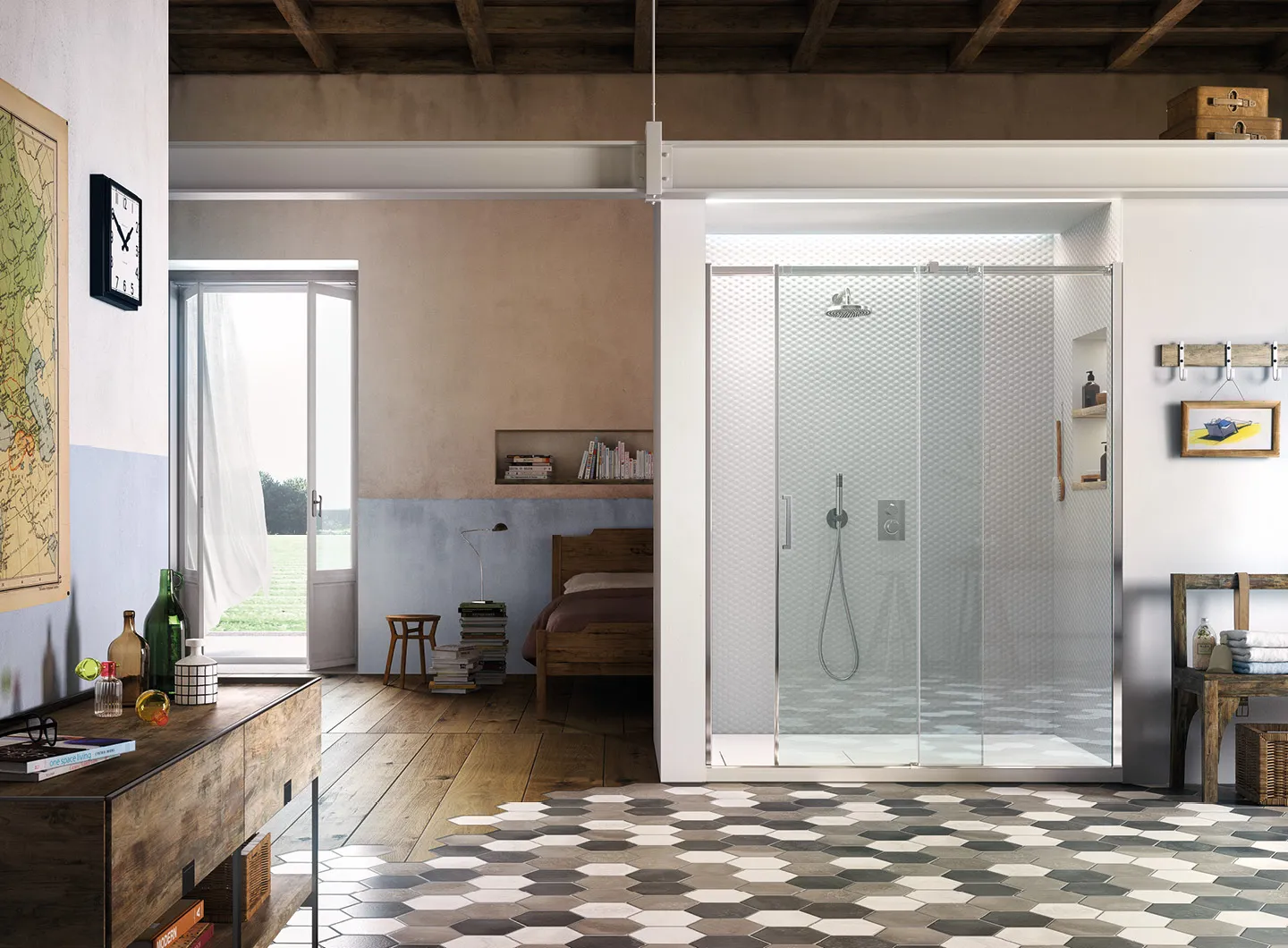 Vismaravetro - Sliding shower enclosure - Gliss collection