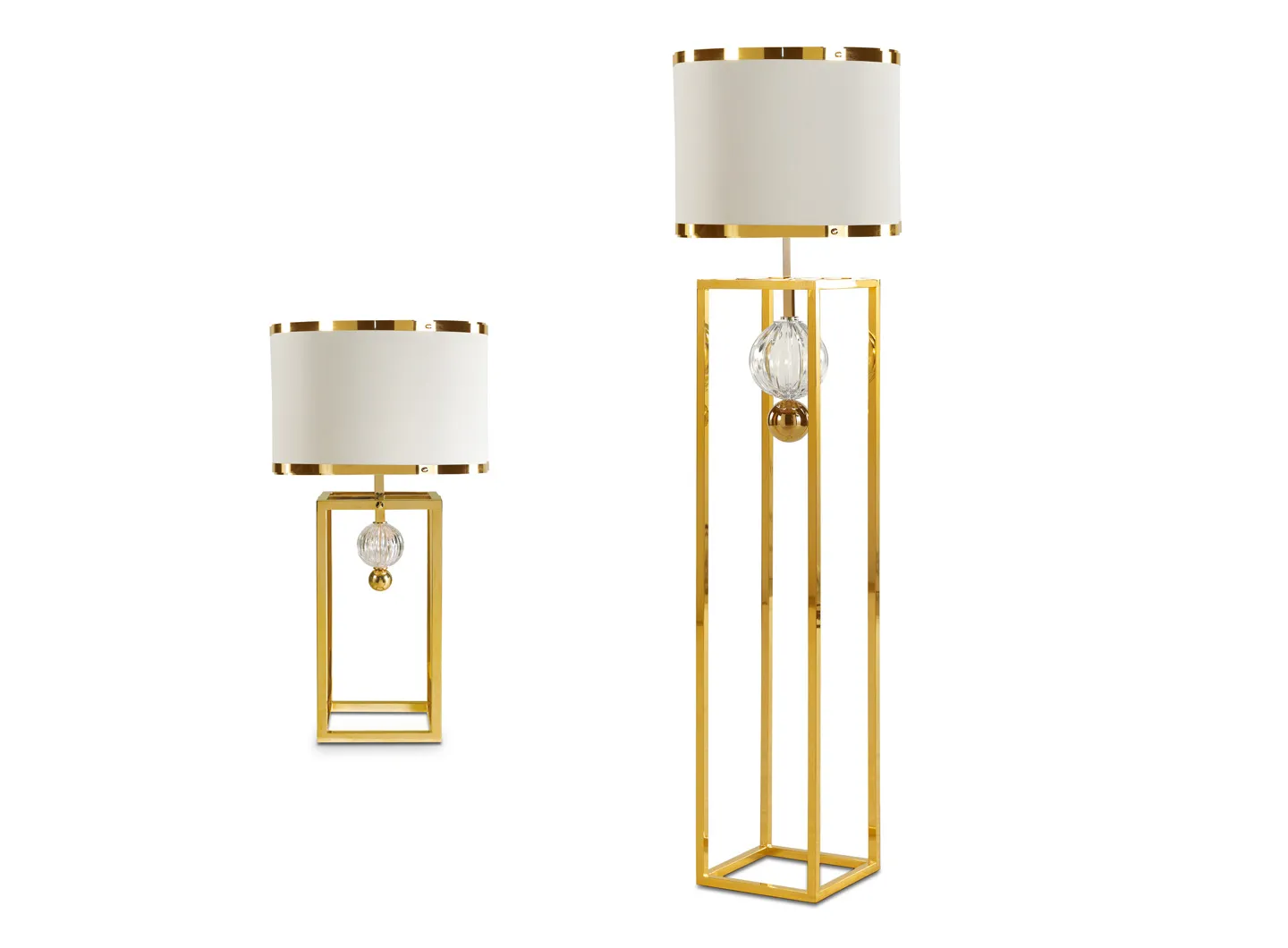 L043/T table lamp + L043/F floor lamp