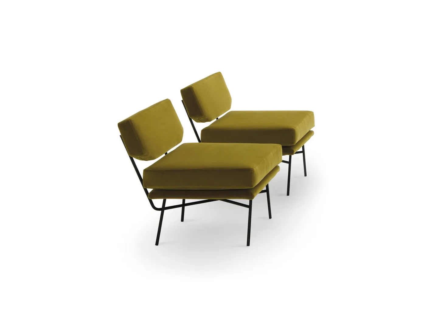 Elettra armchair - Velvet version