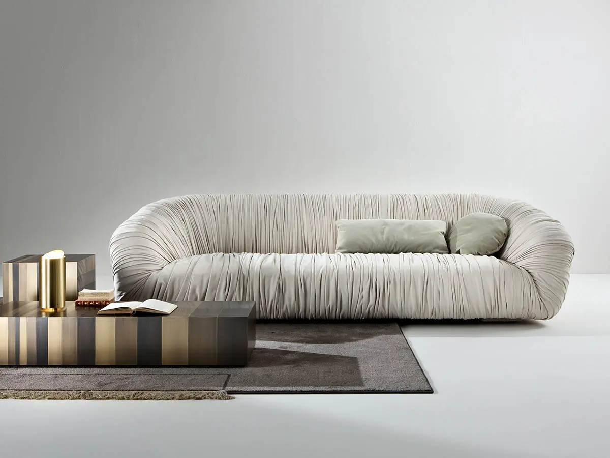 laurameroni luxury high end modular design sofas in precious materials