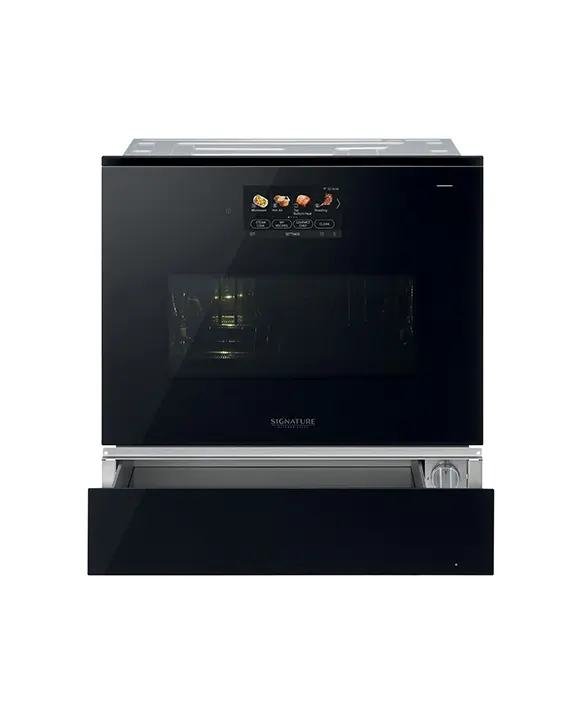 Combi steam oven with microwave