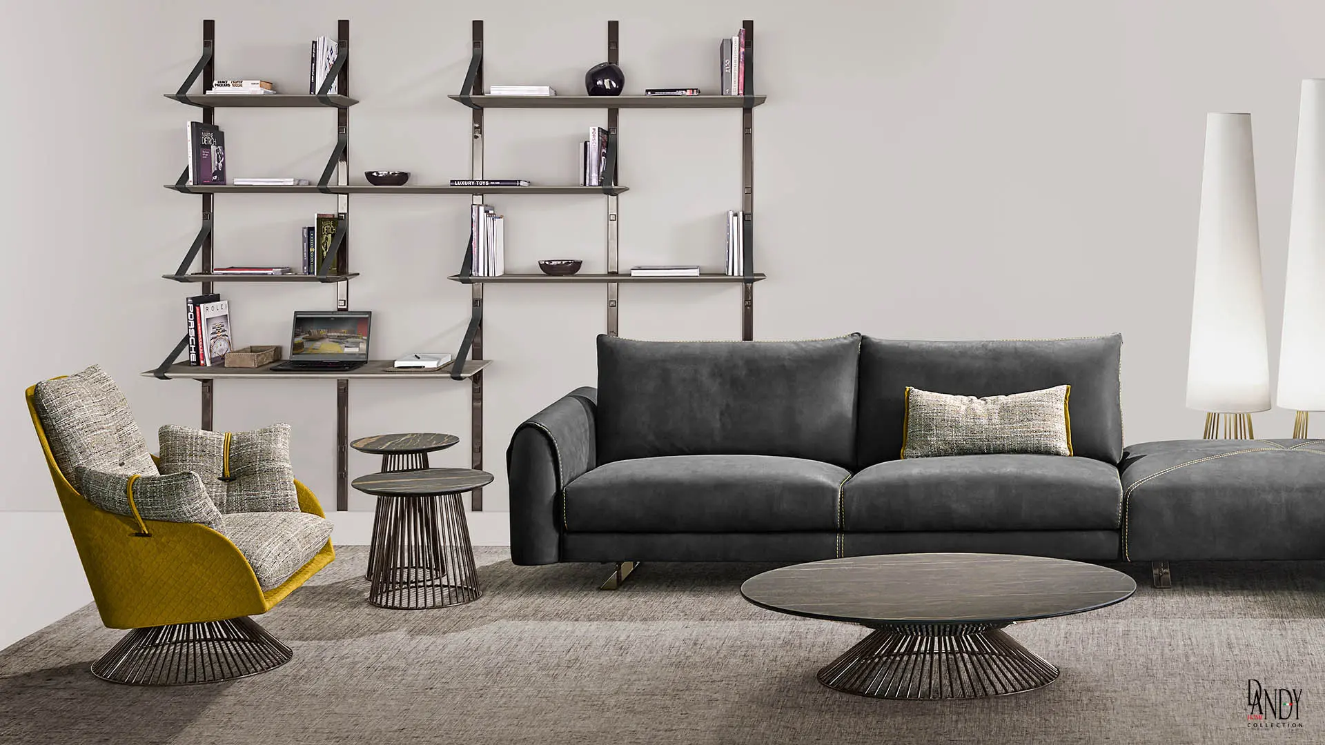 Gamma Arredamenti International Spa - BROOKLYN bookshelf