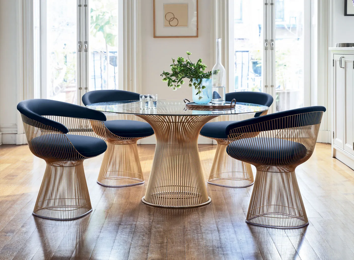 Platner Gold Collection designed by Warren Platner, Ph. Courtesy of Knoll