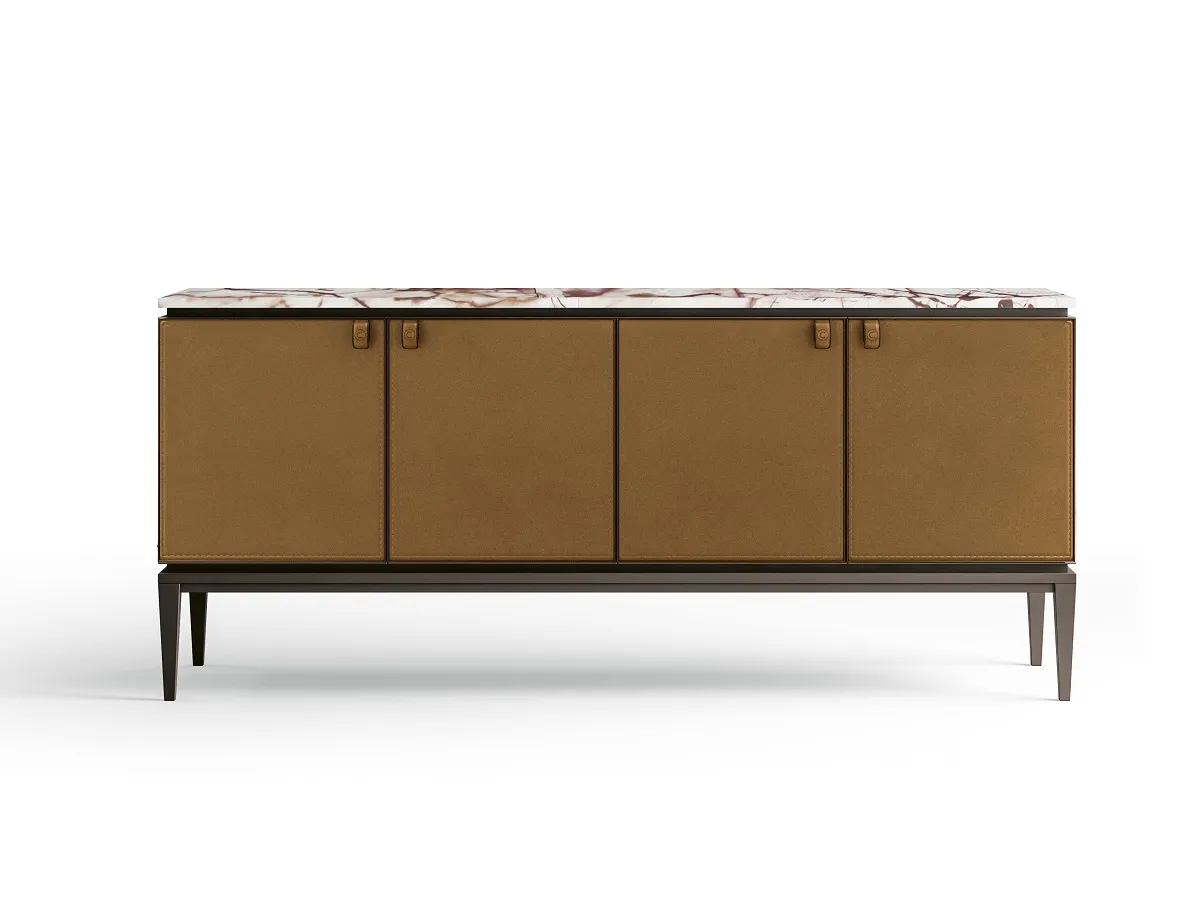 CPRN Homood - Sideboard with saddle leather doors