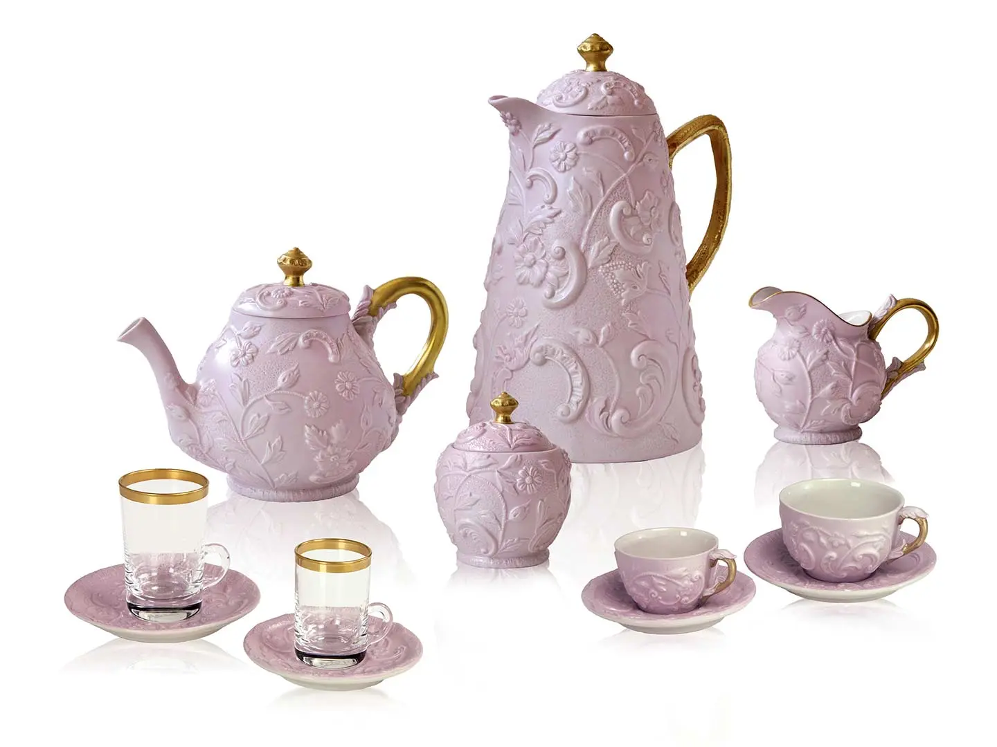 TAORMINA PINK TABLE SET COLLECTION 