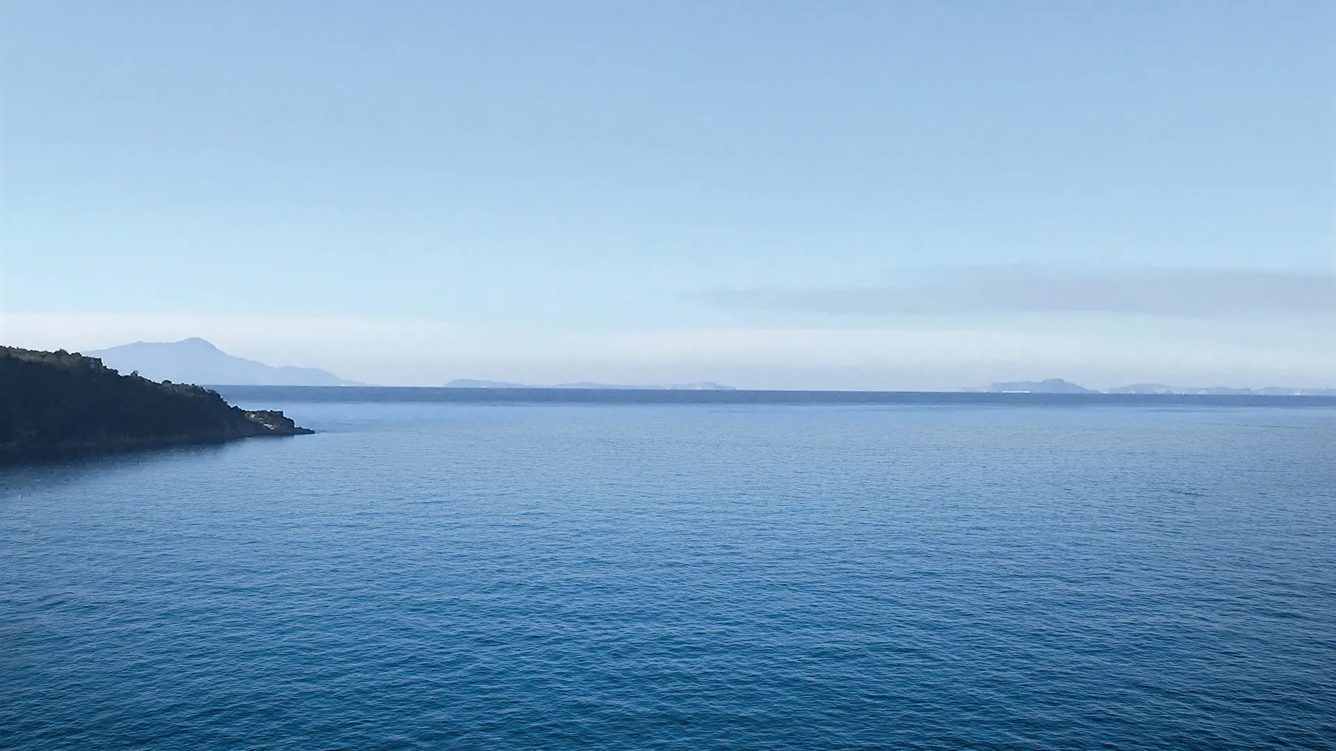 The blue of the sky and sea in Sorrento 