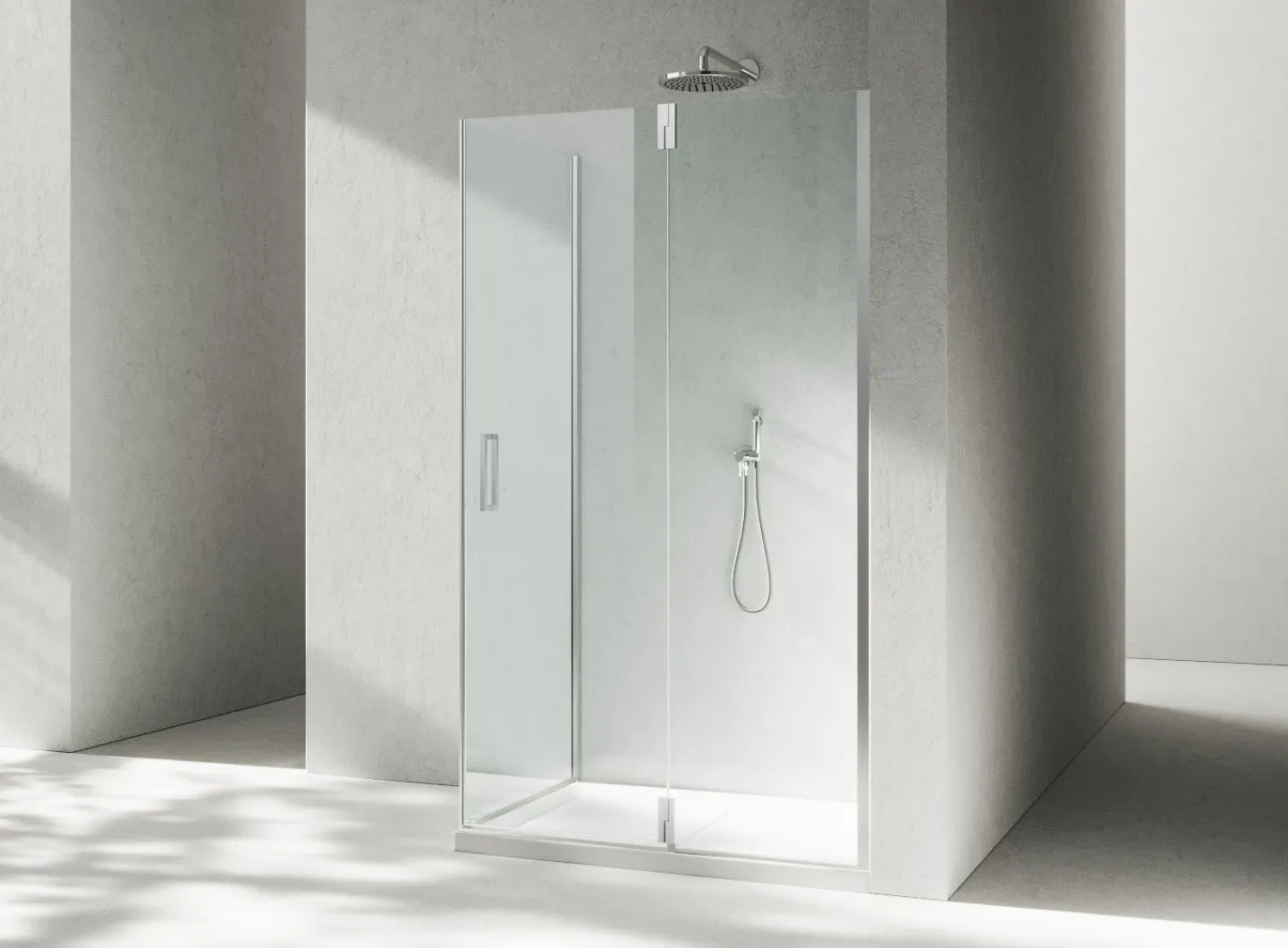 Vismaravetro - hinged shower enclosure - SuperSintesi collection