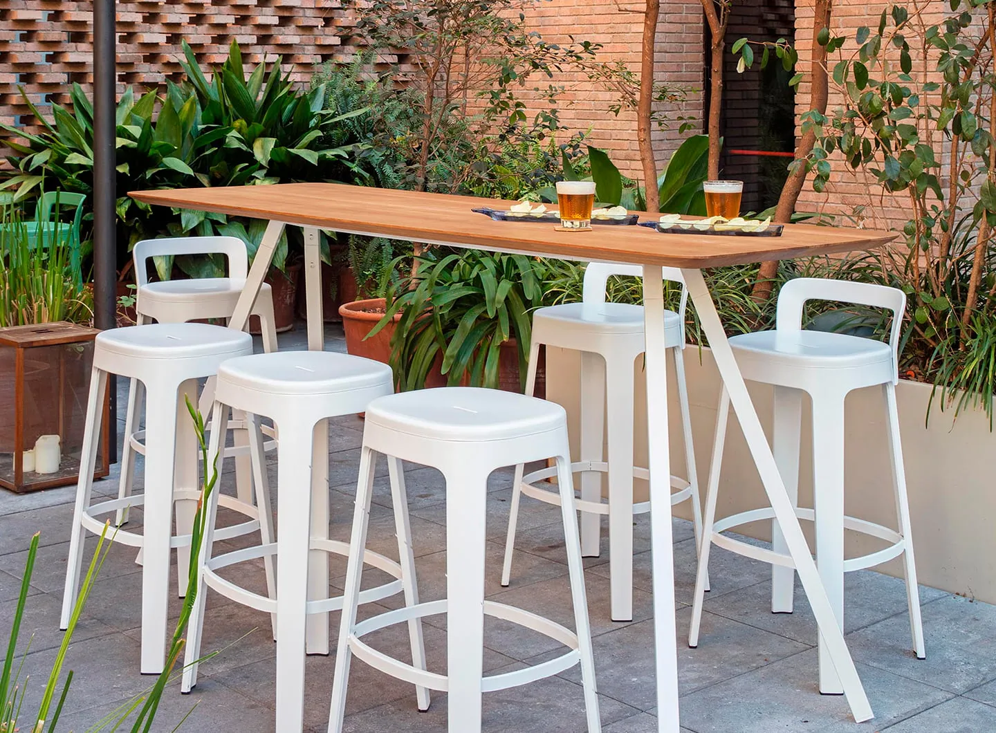 RS Barcelona Ombra stool collection for indoor and outdoor use