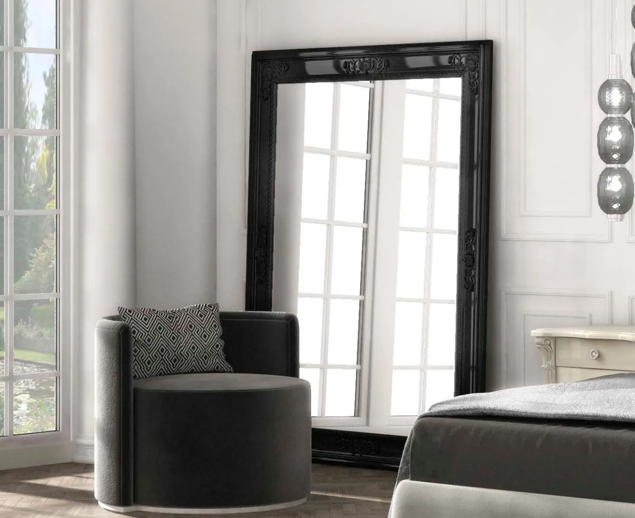 Mirror & Armchair Oliver, Collezione Contemporary by CASA+39