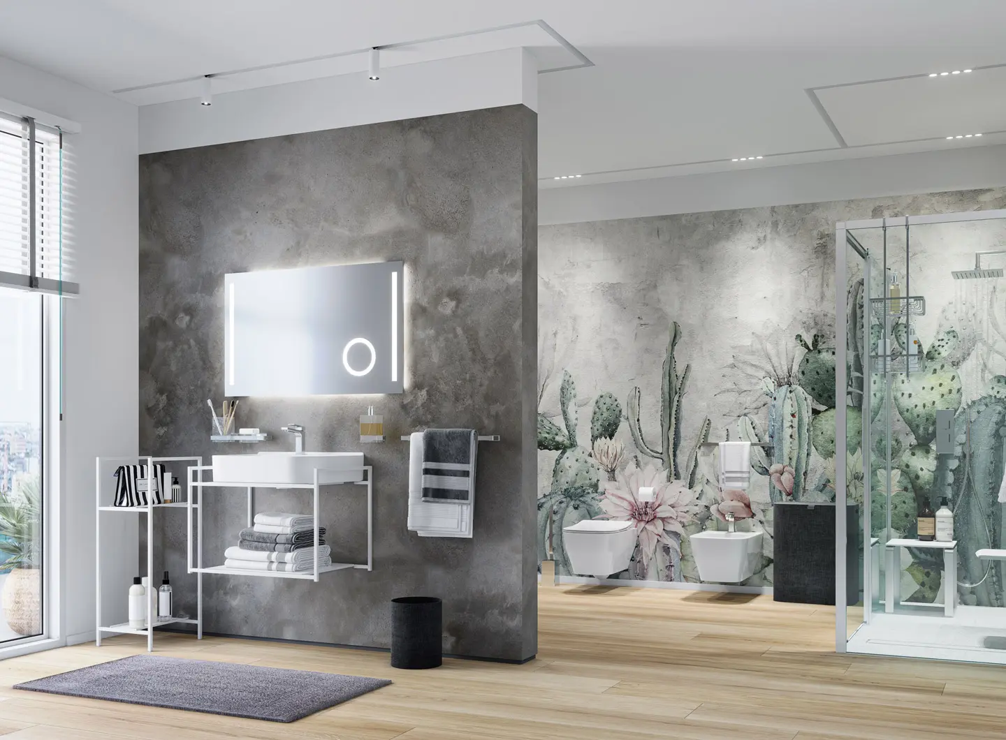 Specchio Okkio - Accessori LeM - Complementi Watson - Sedili doccia
