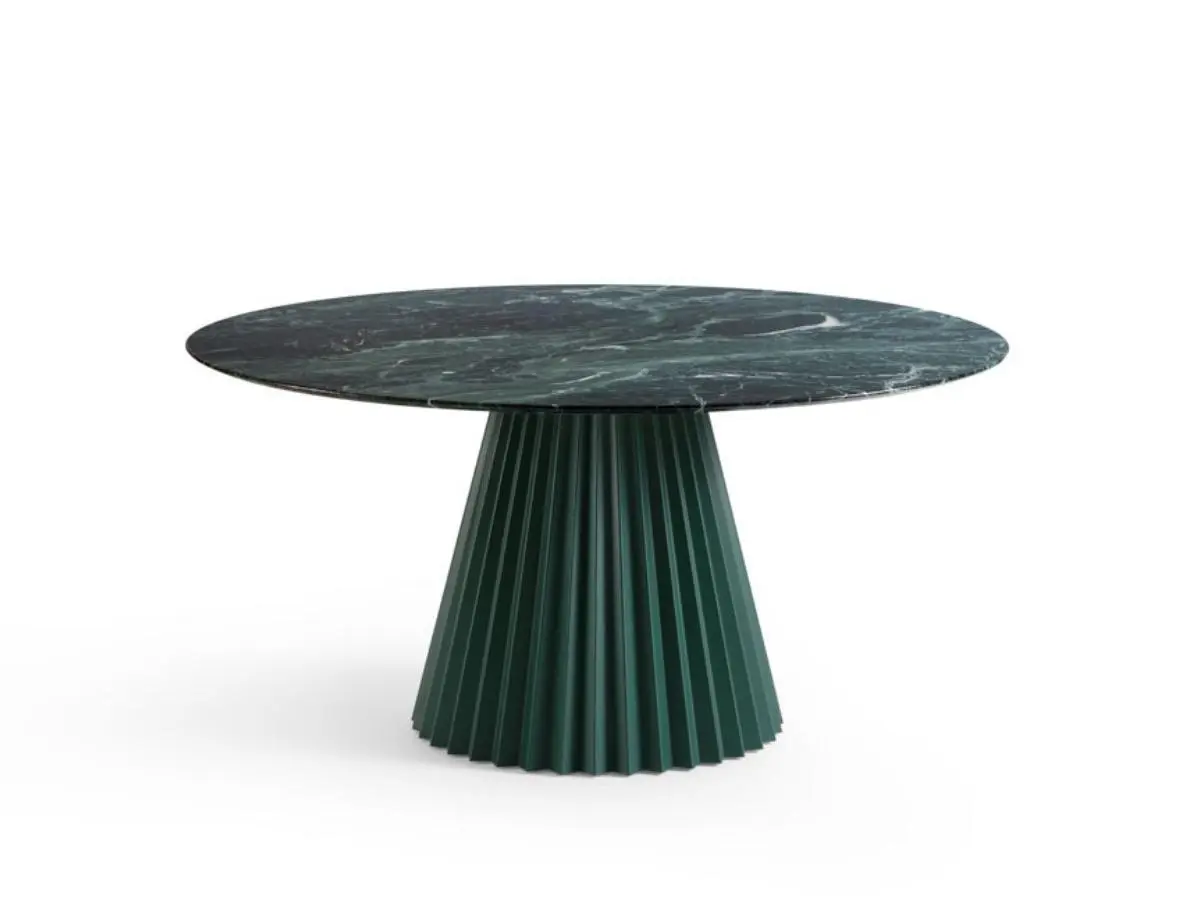 Plissé table design by Paola Navone for Midj in Italy