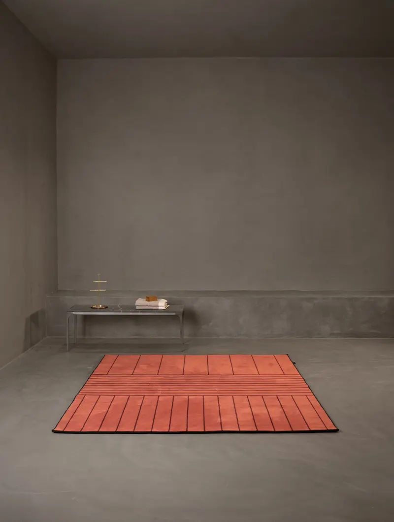Inbani - SierraCarmín rectangular Tatami rug