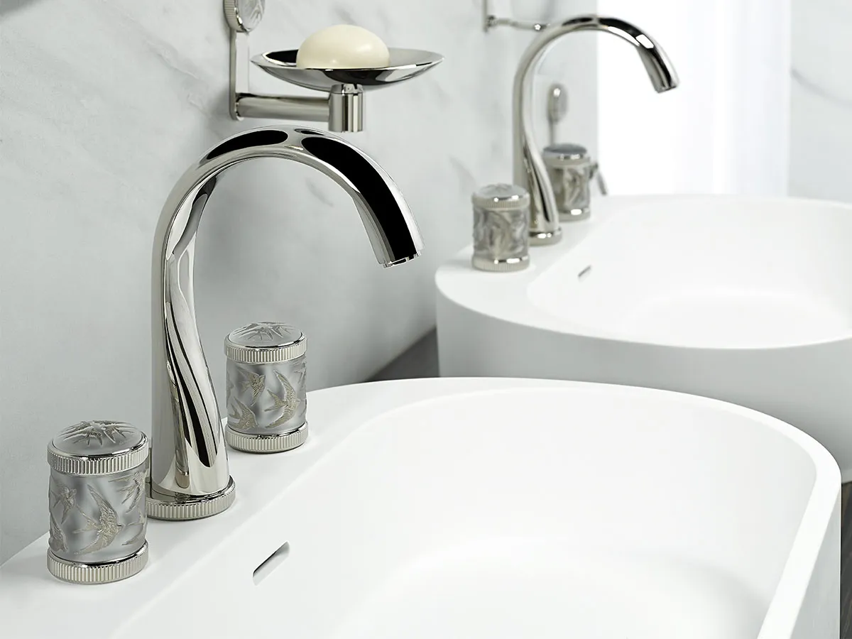 HIRONDELLES - 3-hole basin mixer