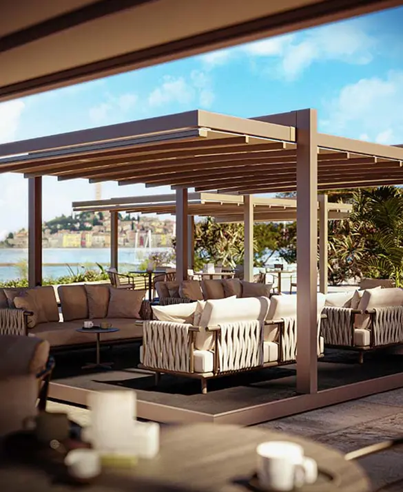 aluminium phoenix pergola