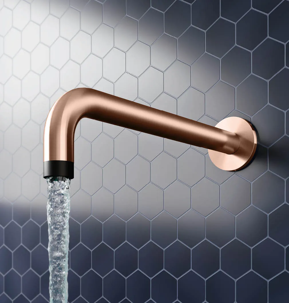 Bud wall-mounted shower head with rain shower effect - SPN1