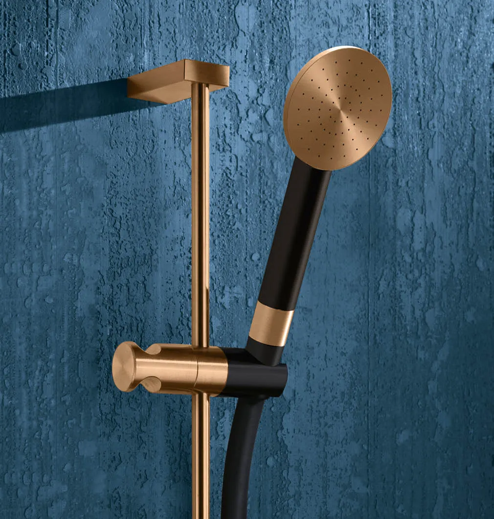 Ø 70 mm hand shower, brushed bronze PVD - DWN2