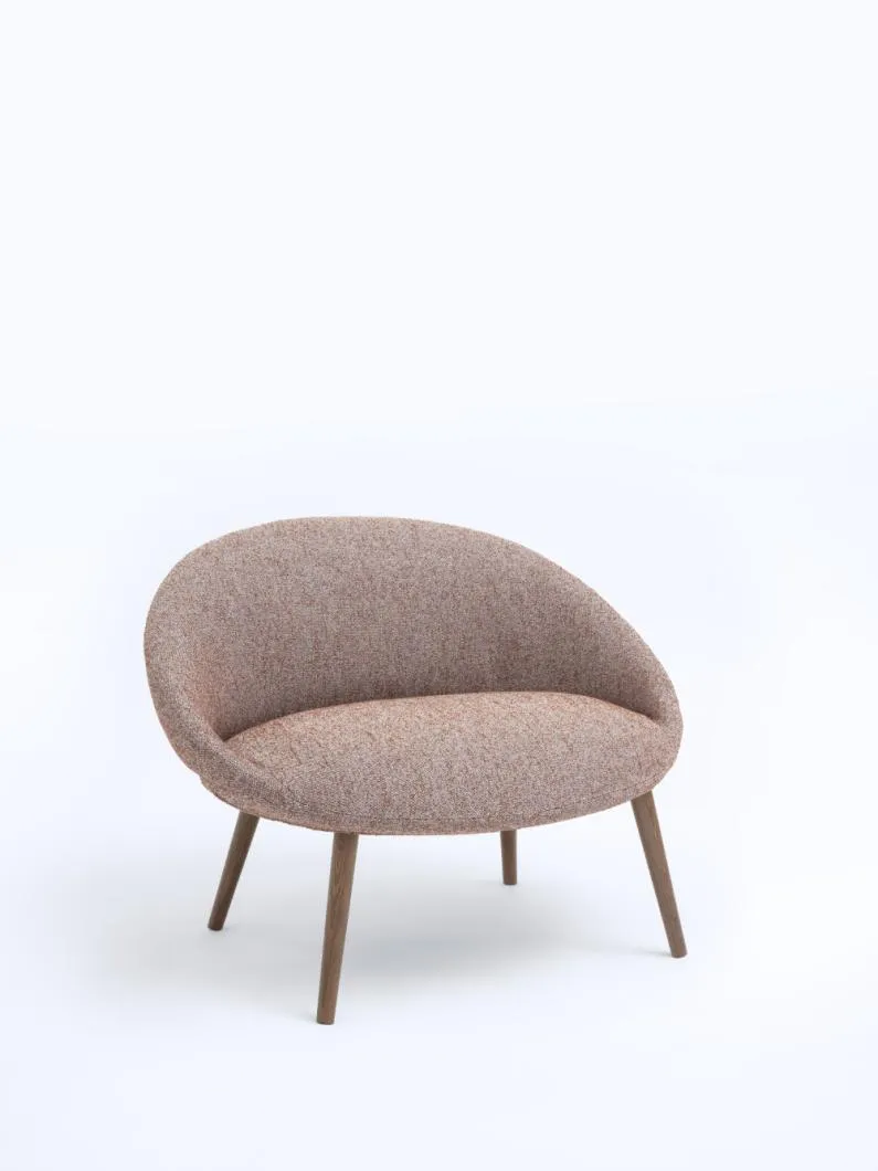 cloche lounge - wooden legs