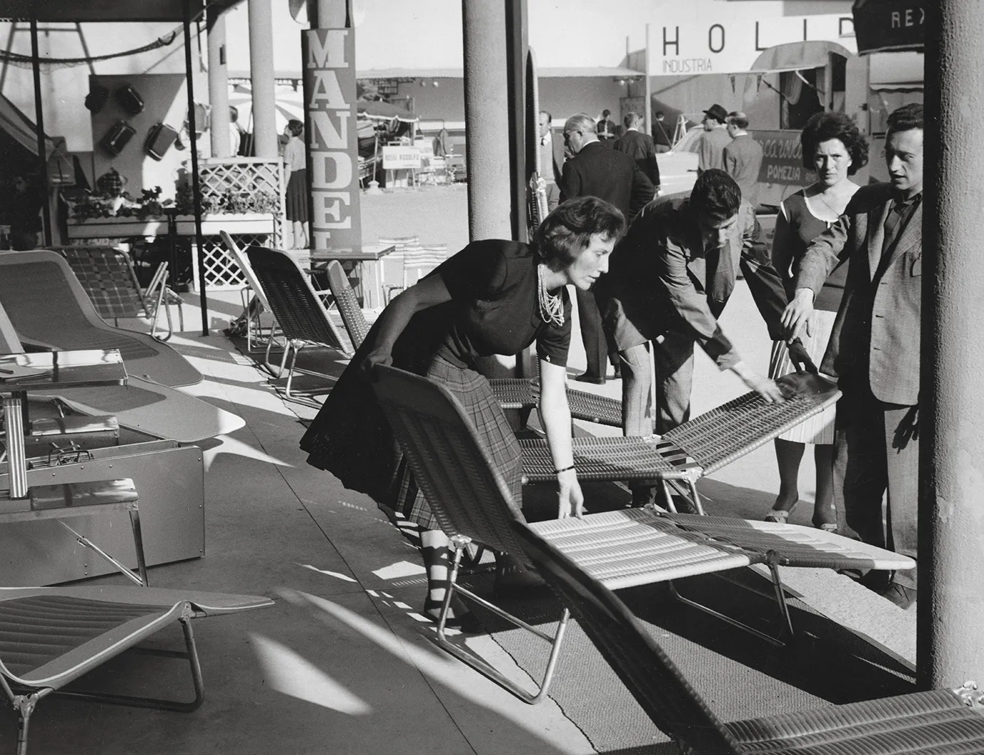 campeggio, fiera milano, 1961