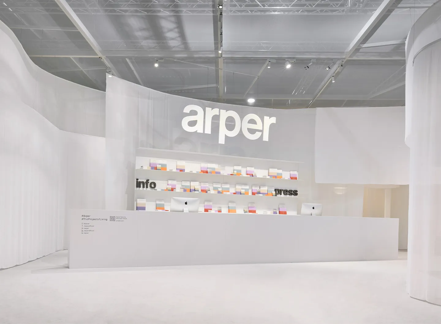 arper, stand, salone milano