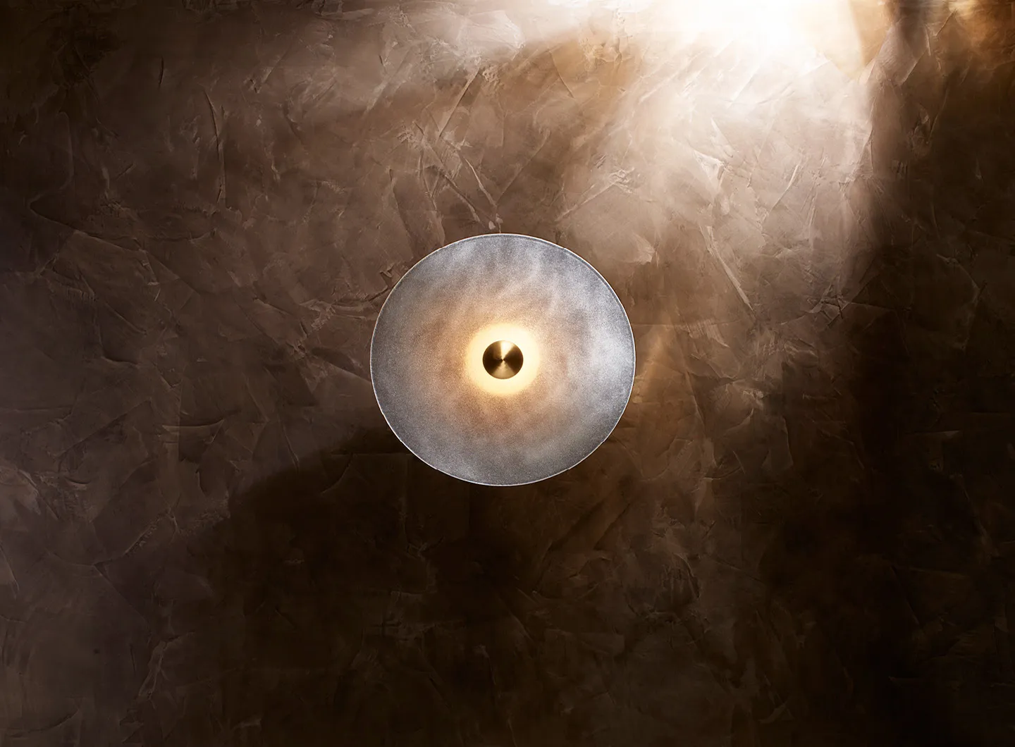 Cielo Wall Light, Satin Brass