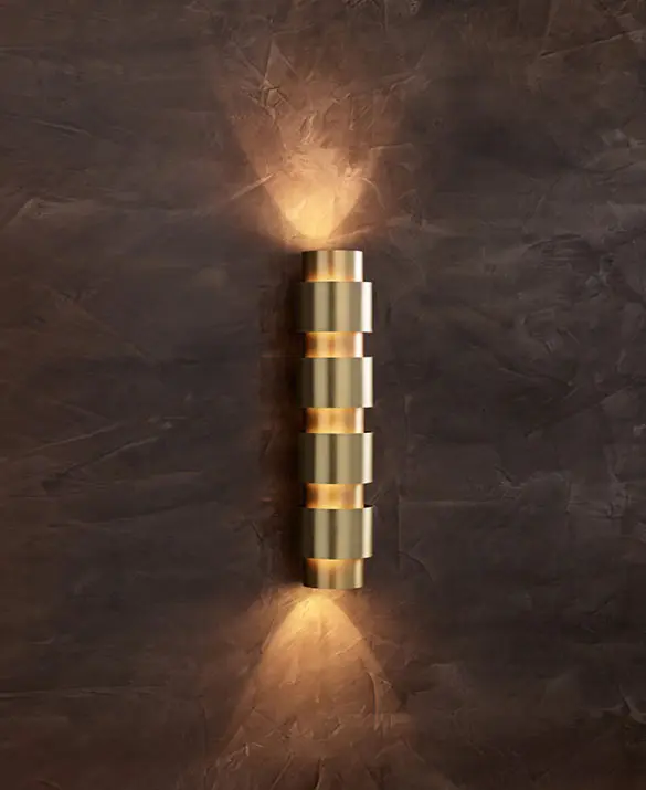 Ring Wall Tall, Satin Brass