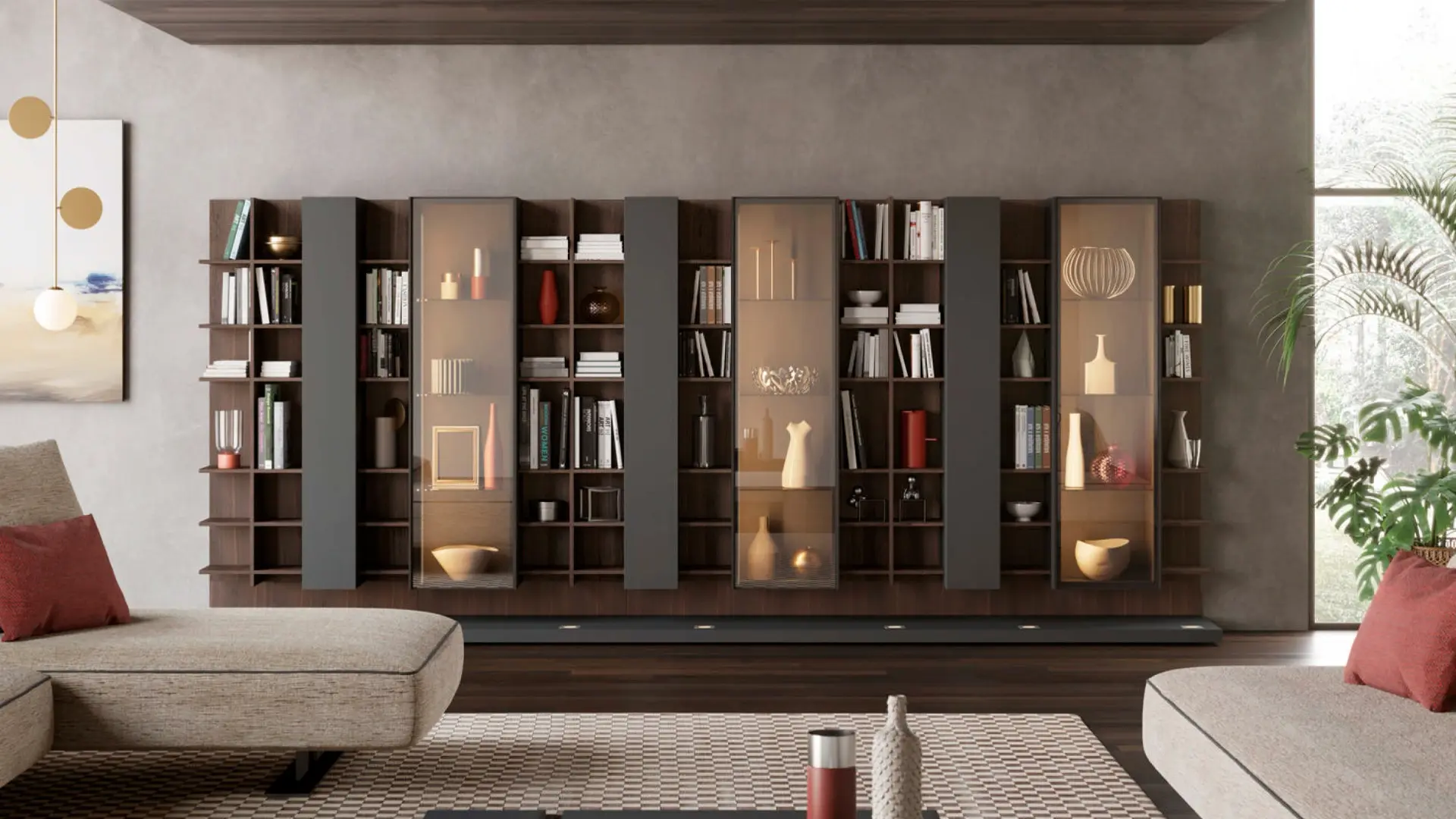 Turati T4 - Horizontal bookcase