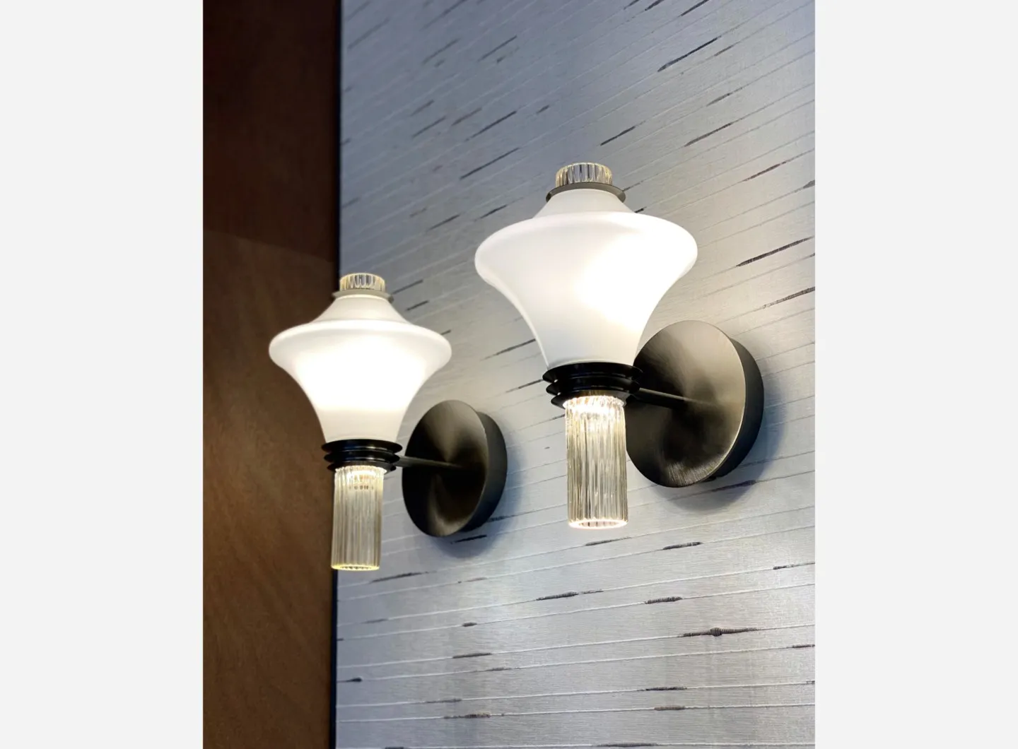 Metropolis wall sconces