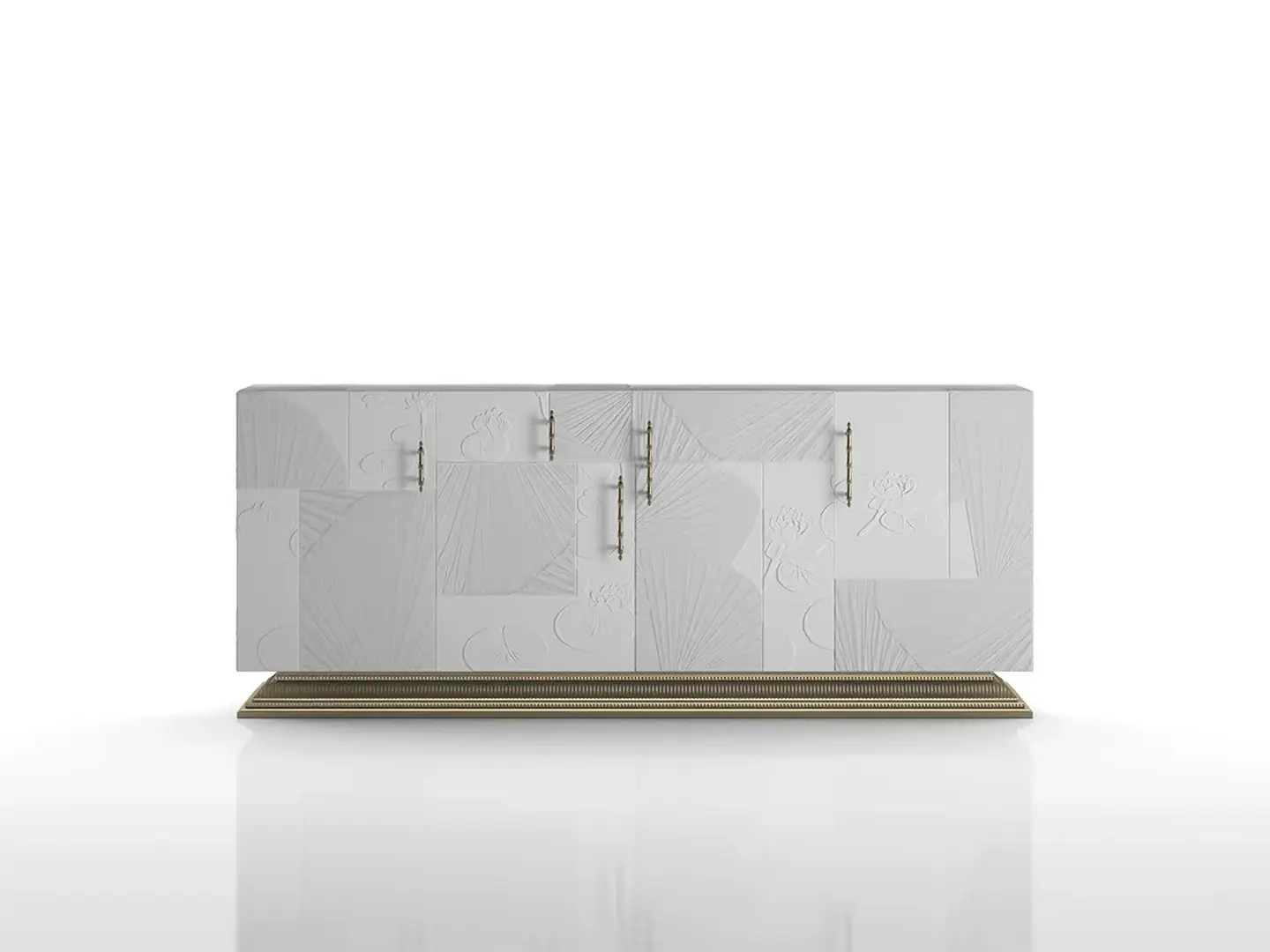 jumbo collection, nenuphar, sideboard, white, salone milano