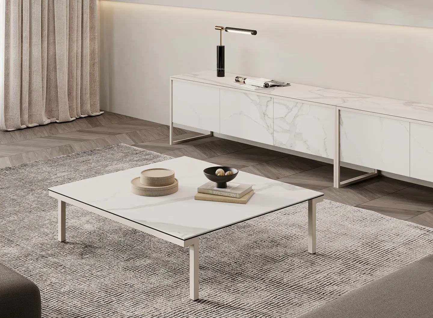 Lucia coffee table by Mobliberica.