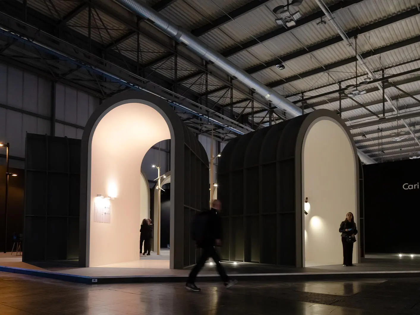 cariboni, salone milano, stand, euroluce