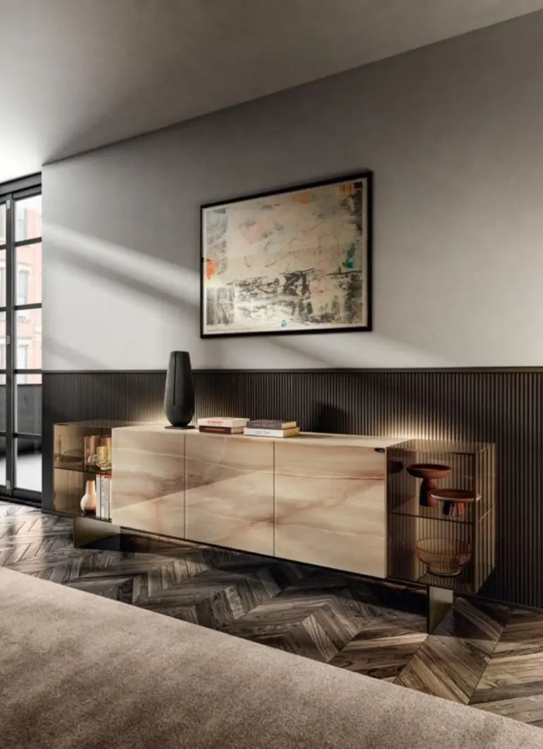 LAGO - 36e8 Glass Sideboard