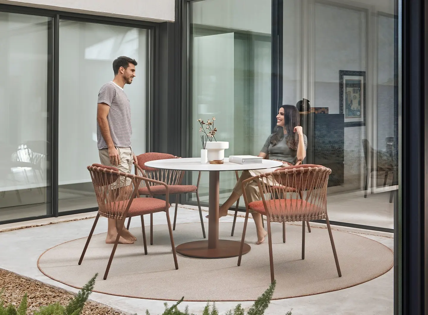 Musola Lemon table and Baga chair