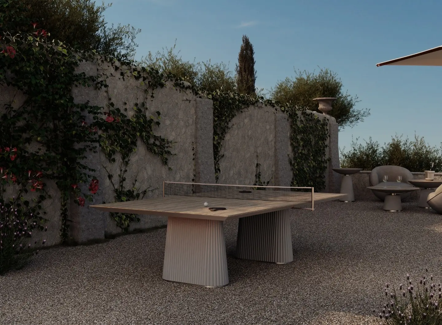 outdoor ping pong table Vismara Design