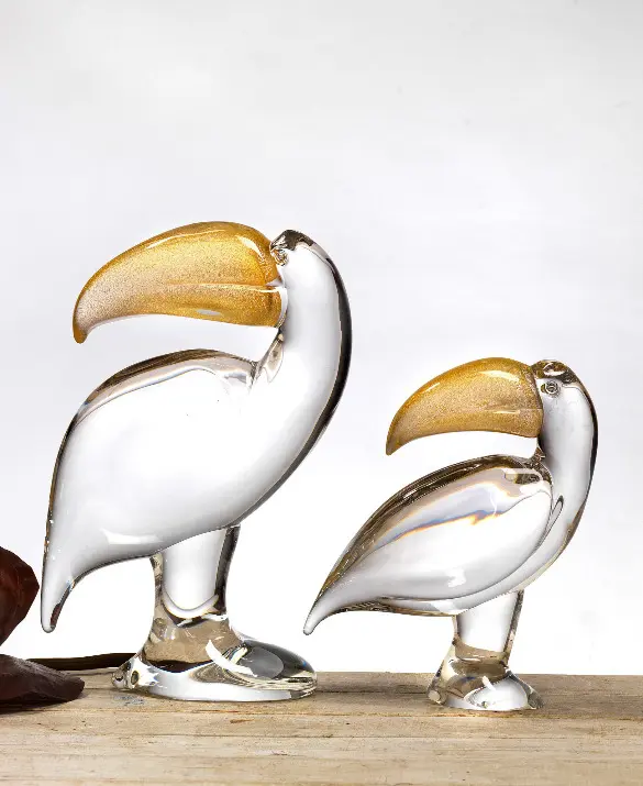 Duccio di Segna - Toucan transparent & gold, big/medium