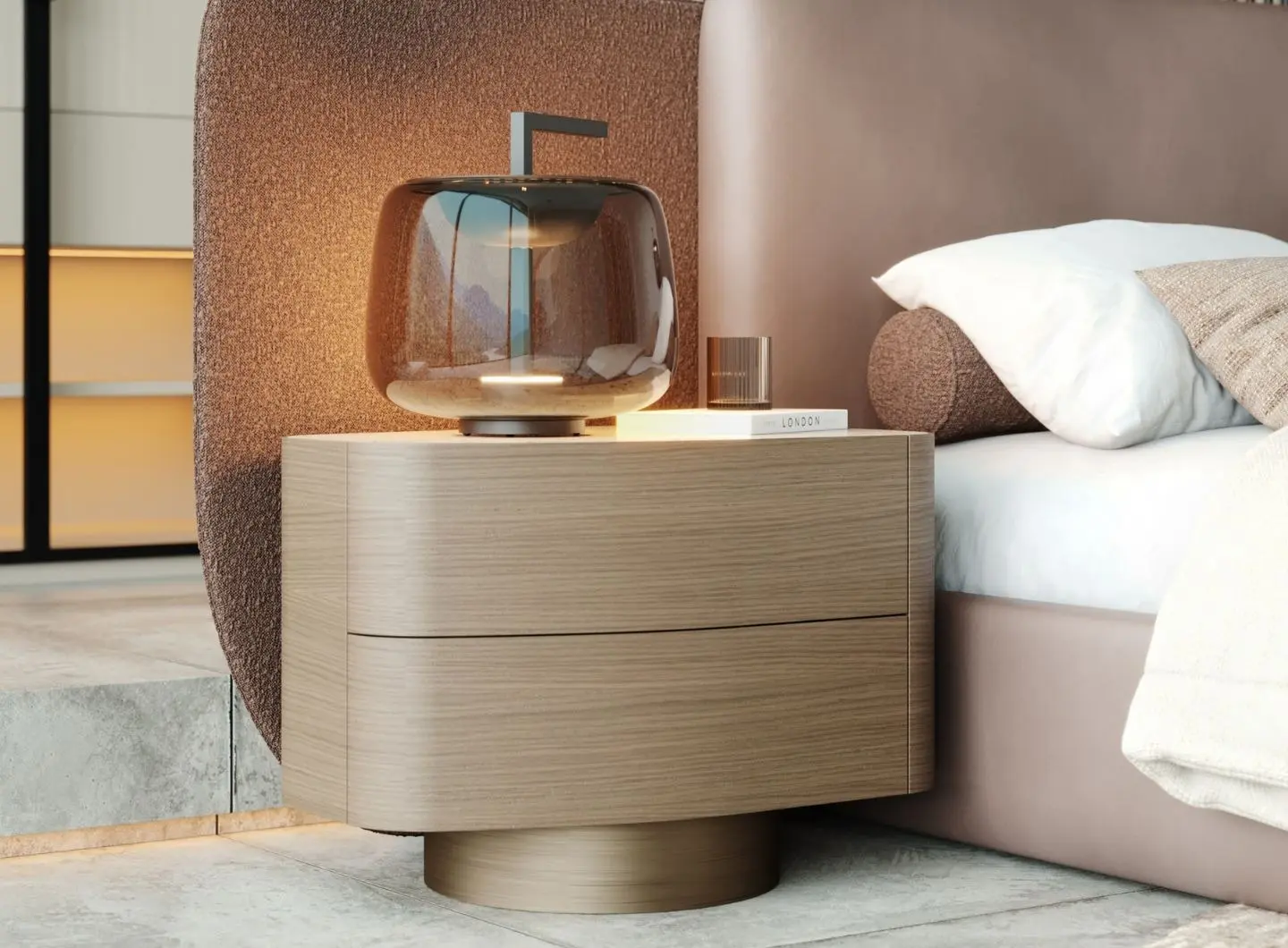 Stylish Club - Comodino Stone II