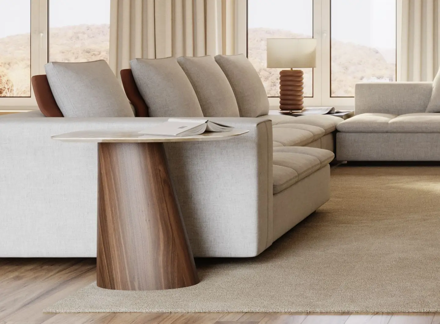 Stylish Club - Stone Side Table