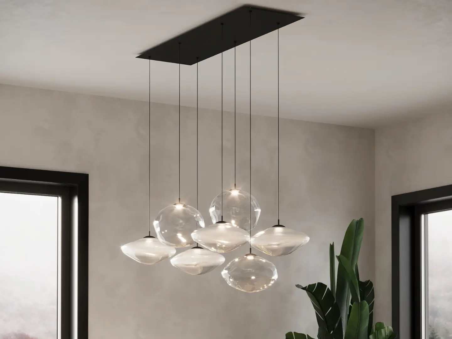 mark cangini e tucci multiple suspension lamp