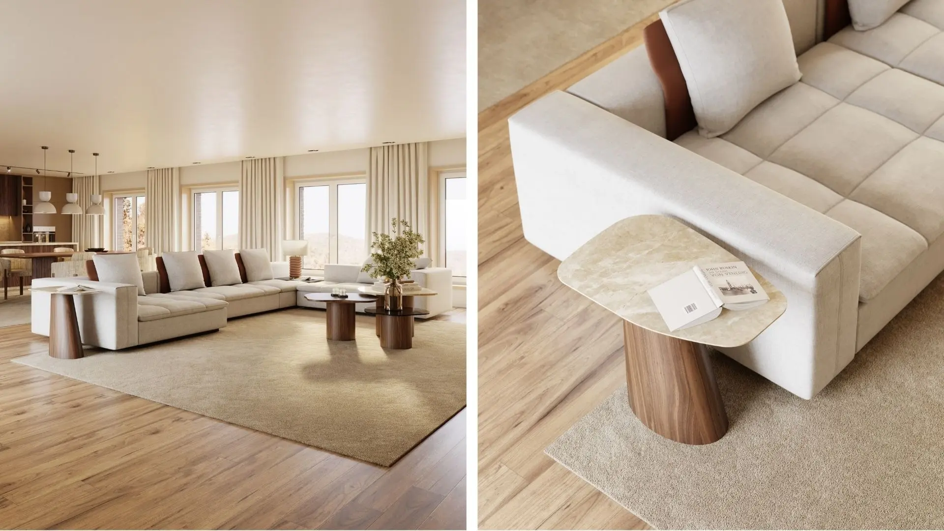Stylish Club - Stone Side Table