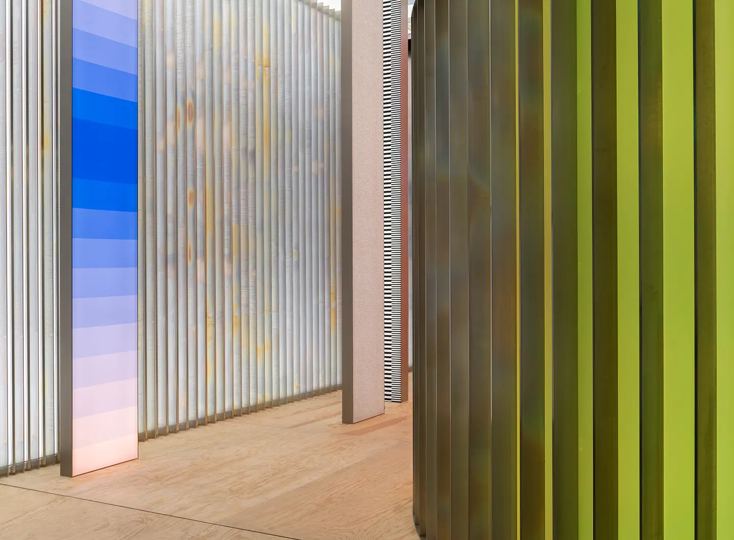 Modular Integrated Slat System and vertical panels
