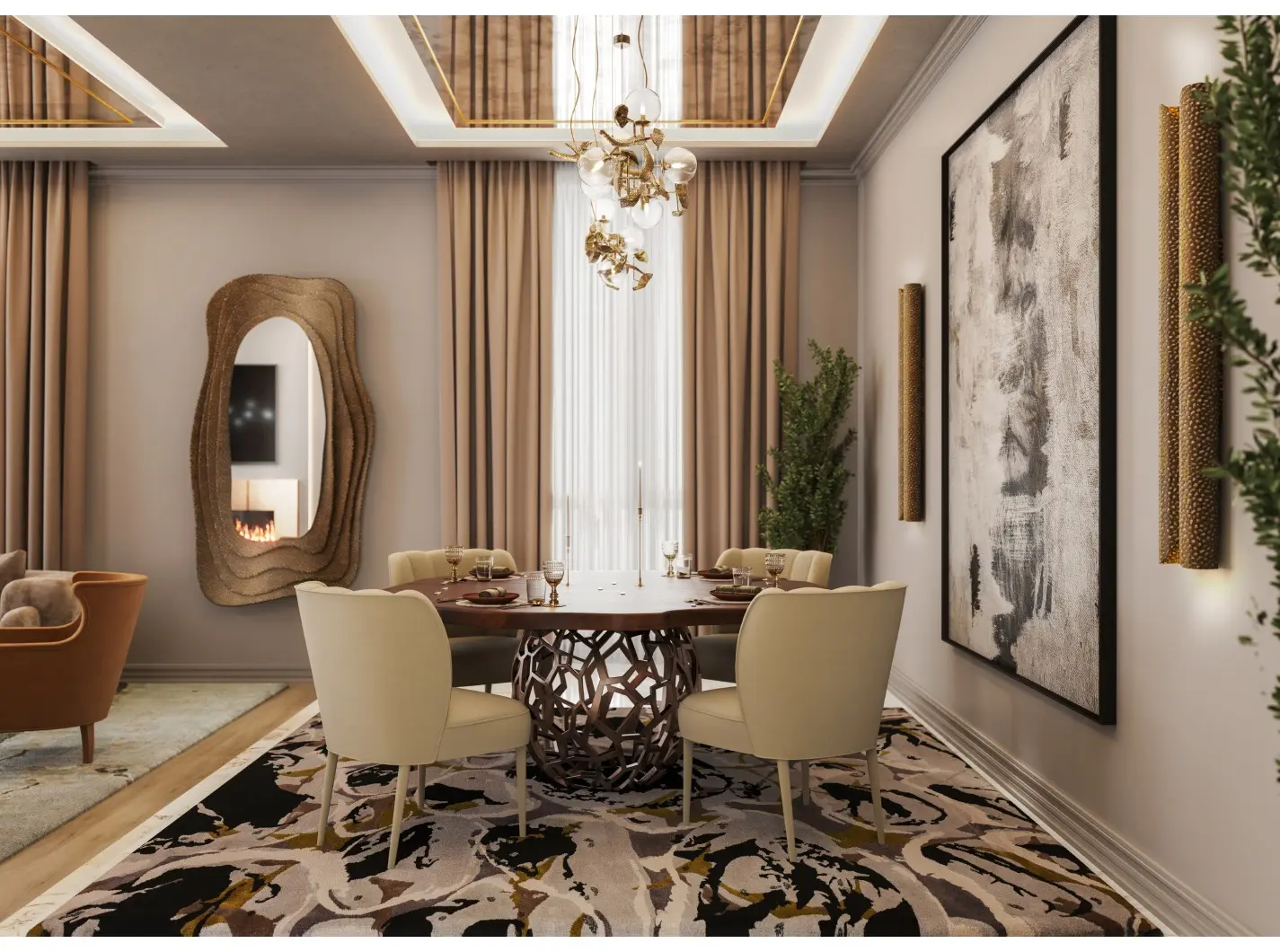 Christmas Dining Room Design