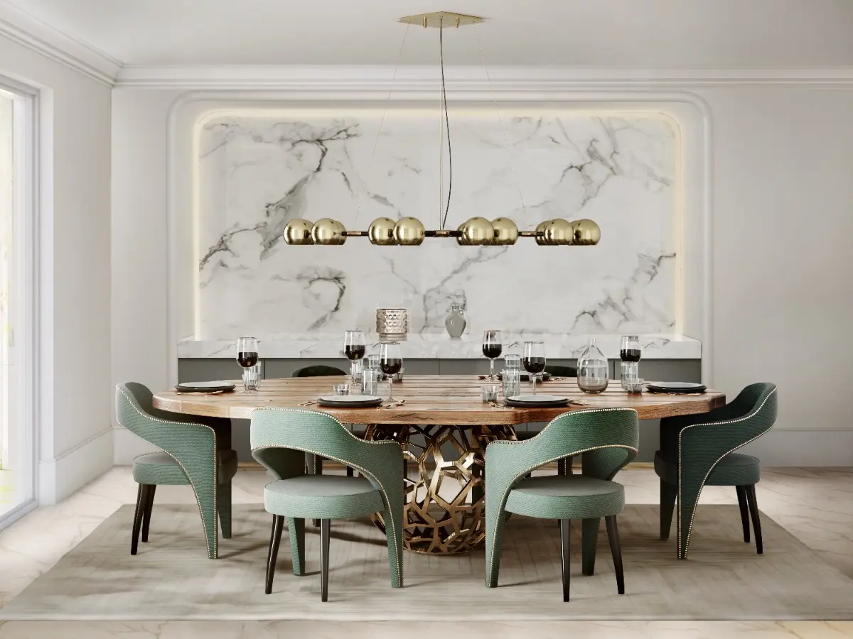 Mythological Elegance at the Table: Tellus Chairs by Brabbu