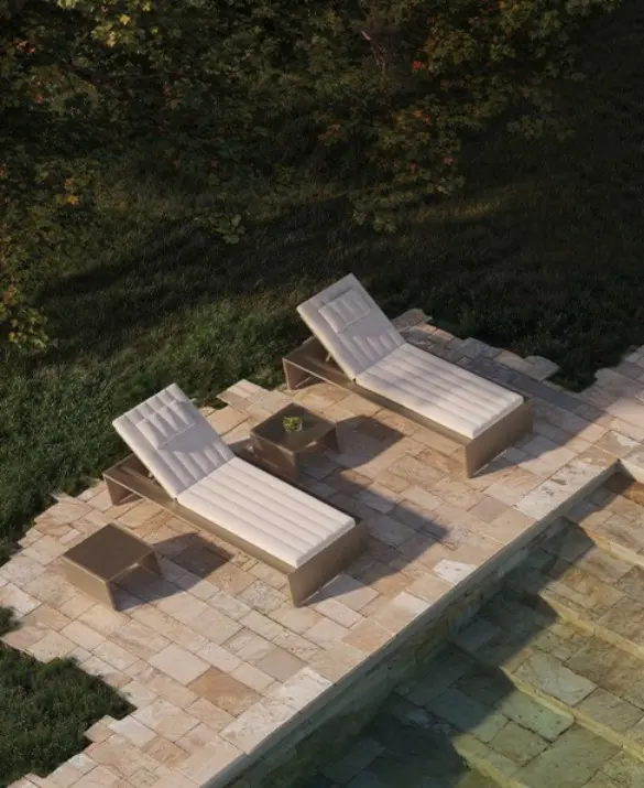 GBmodular Chaise Lounge di José A. Gandía-Blasco per GANDIABLASCO