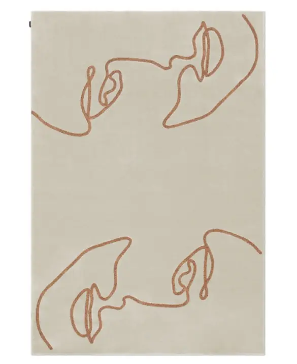 Taupe Rug byRug'Society