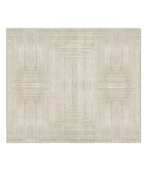 White Garden Rug